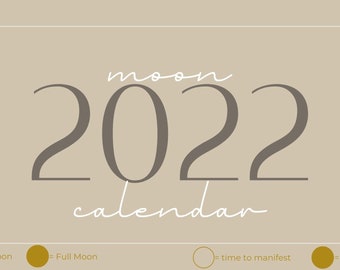 Banshee Moon Calendar 2022 Banshee Moon Calendar | Etsy