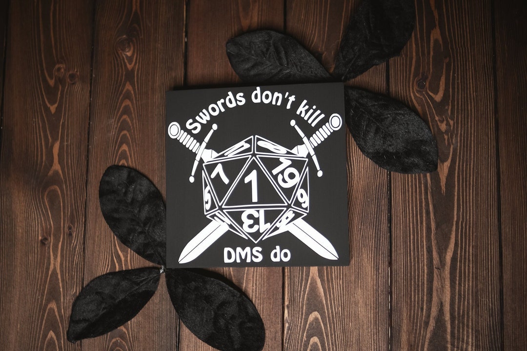 Dungeon Master Wood Sign | D&D Home Decor, Nerdy Gift - Etsy