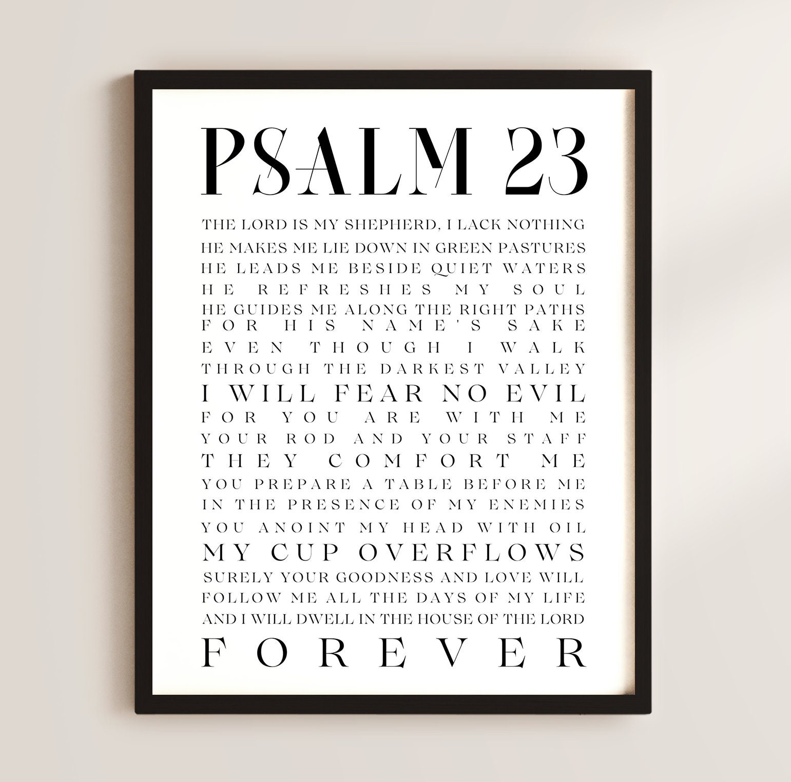 Psalm 23 Wall Art Psalm 23 Printable Scripture Decor Psalm Etsy Psalm 23 Wall Art Psalm 23 Printable Scripture Decor Psalm Etsy
