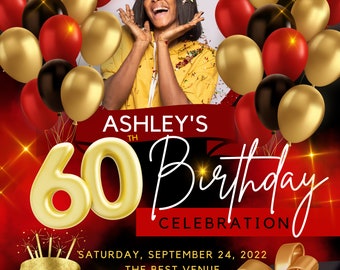 FOLLETO DE CUMPLEAÑOS, Invitación de cumpleaños, folleto de cumpleaños de oro, invitación de cumpleaños de oro, invitación de cumpleaños de 50, invitación de cumpleaños de 60 cumpleaños