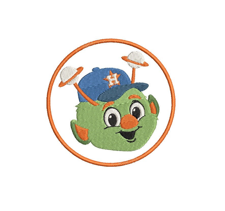 Houston Space Alien Baseball Inspired Embroidery Design, Machine Embroidery  Design, Instant Download, 4x4 Hoop