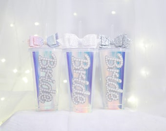 Iridescent Pearl Bride Cold Cup | 24oz