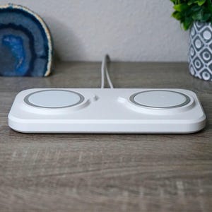 Dual MagSafe Charger Holder for iPhone and Airpods (3D Printed)