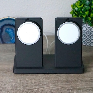 Dual Upright MagSafe Holder for iPhones (3D Printed)