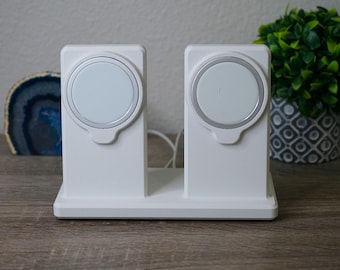 Dual Upright MagSafe Holder for iPhones (3D Printed)