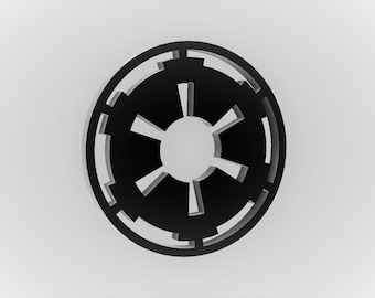 3D Star Wars Galactic Symbol STL File