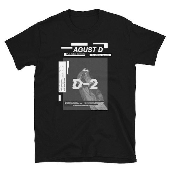 Camiseta unisex Agust D Daechwita 4 Etsy Espana
