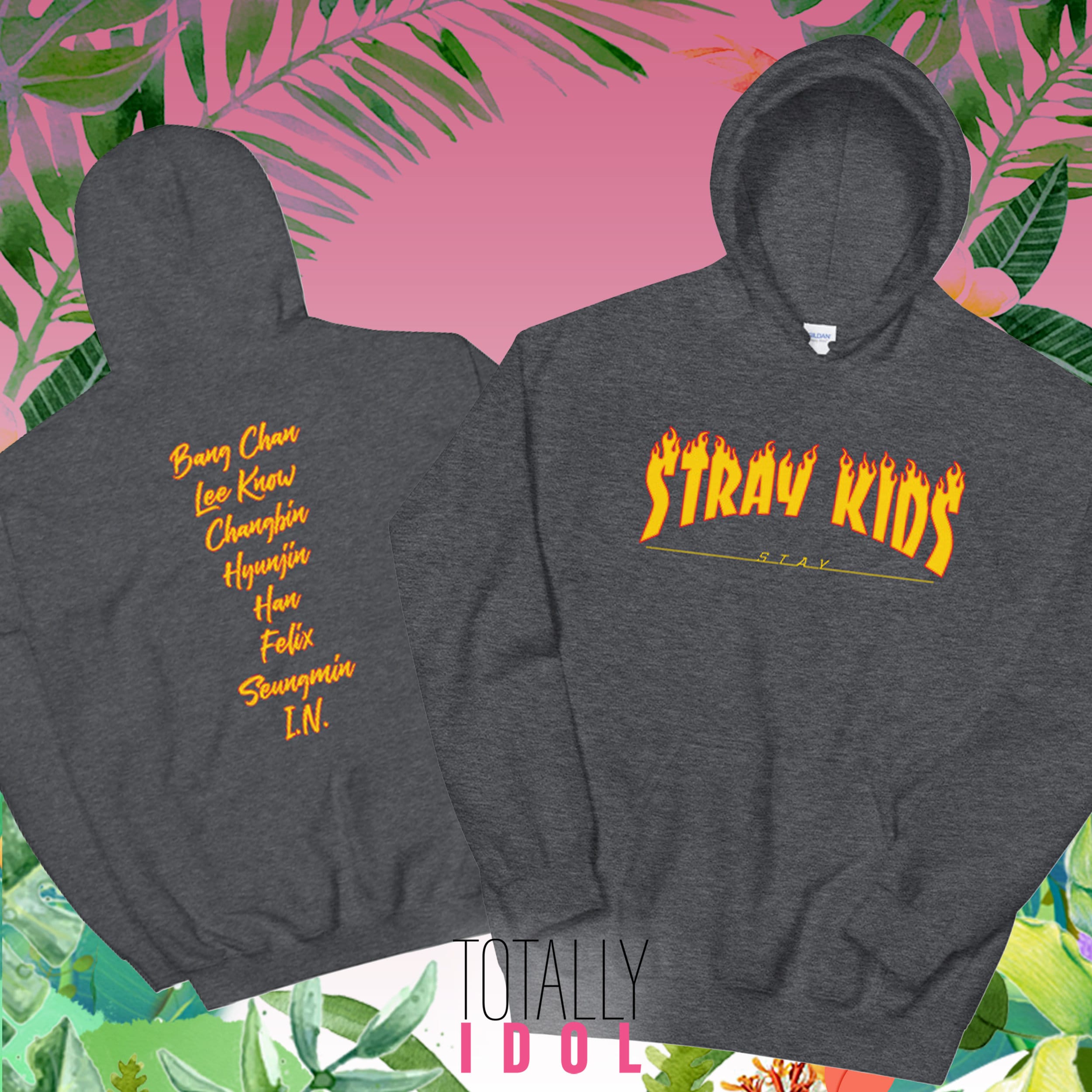 Stray Kids Flame With Members Unisex Hoodie - Etsy