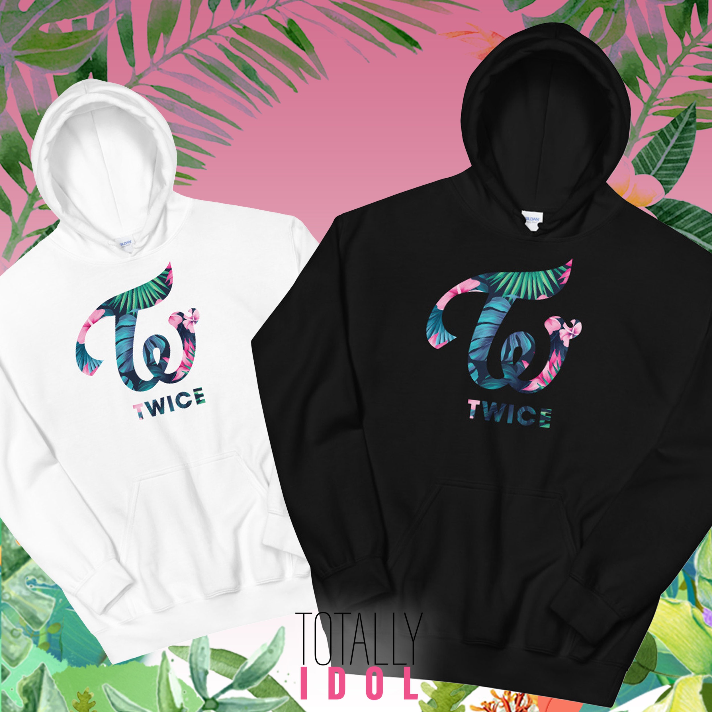 Twice floral hoodie hotsell