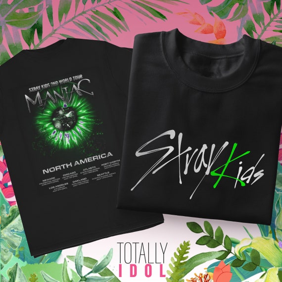 Stray Kids 2nd ワールドツアー「MANIAC」北米版 ユニセックス T