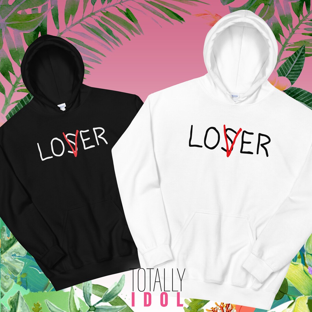 White loser lover hoodie hotsell