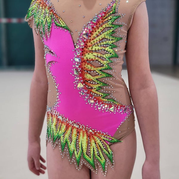 Justaucorps/leotard de gymnastique