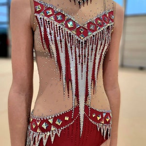 Rhythmic gymnastics leotard