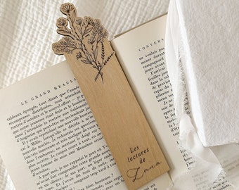 Personalized wooden bookmark - Christmas gift idea 2023 - for books