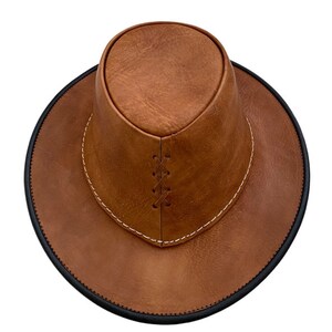 Beautiful Leather cowboy hat, western hat, Leather Cowboy Hat Western Style Genuine Premium Leather Hats for men, australia cowboy hat
