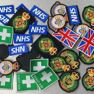 All* Health Service Embroidered Patches (Nylon Fastening)