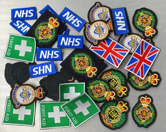 All* Health Service Embroidered Patches (Nylon Fastening)