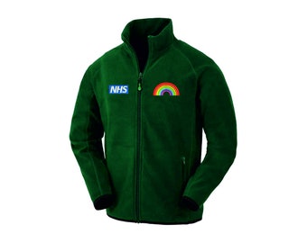 NHS* & Rainbow - Embroidered Fleece (Unisex)