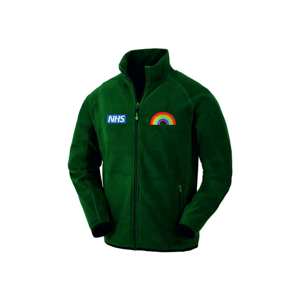 NHS* & Rainbow - Embroidered Fleece (Unisex)