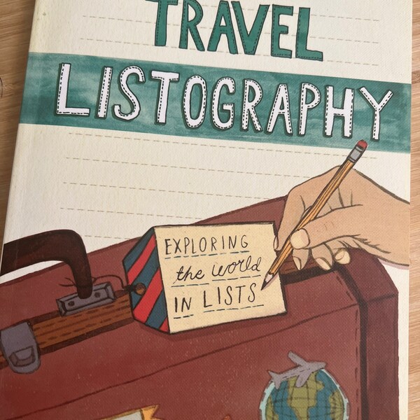 New Travel Listography Journal Notebook