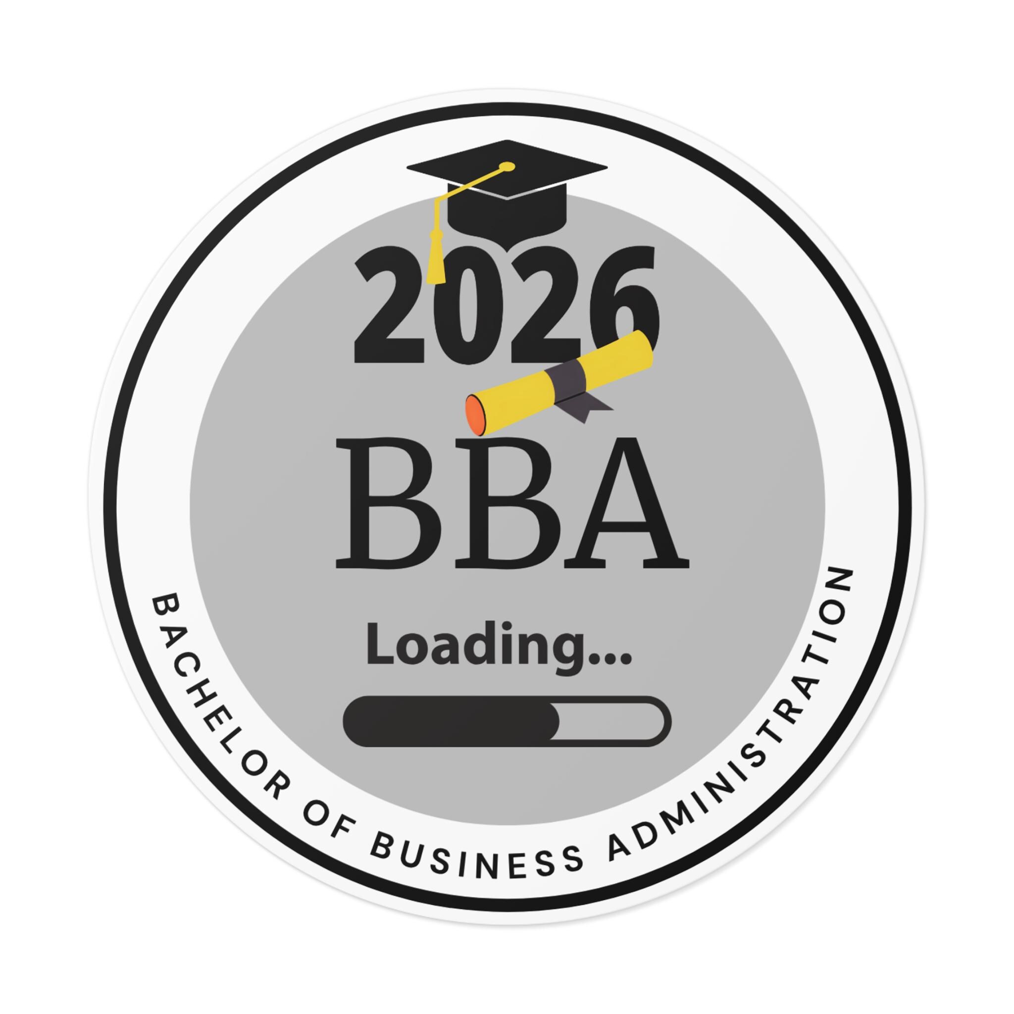 BBA Graduate Class of 2026 Vinyl Sticker: Waterproof, UV Protected - Etsy
