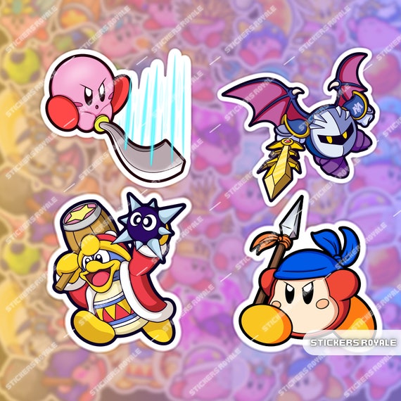 W / REGALO GRATIS / Meta Knight Sticker / Kirby y Meta Knight - Etsy España