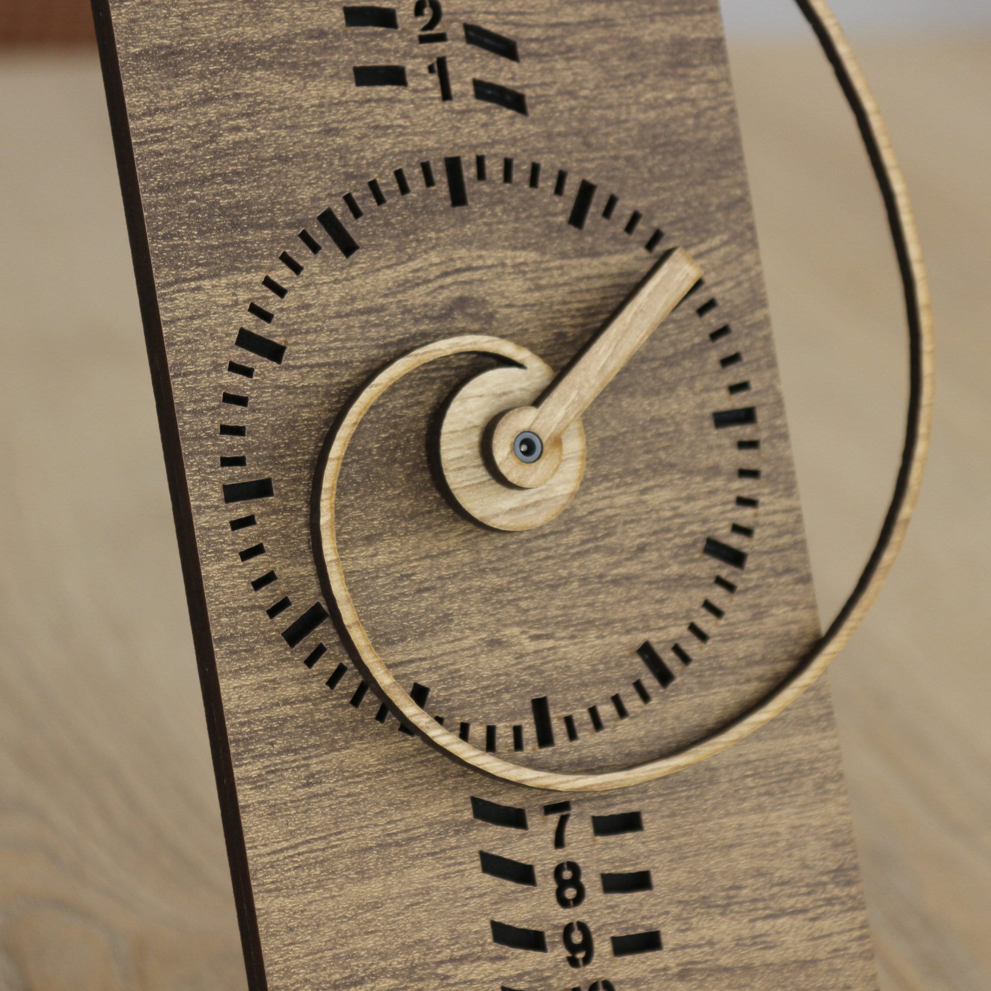 Fibonacci Desk Clockfibonacci Clock 3D Decor Wood Fibonacci Etsy