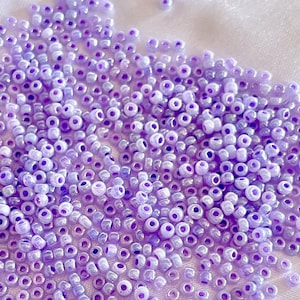 11-2377, Miyuki 22g Opaque Lavender 11-2377, Miyuki 22g Opaque Lavender