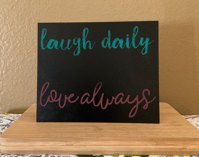 Small Blackboards With Sweet Sayings Chalkboards With Stands Choice of Four Decorative Tiered