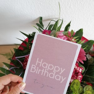 Geburtstagskarte Happy Birthday to you I Grußkarte I Postkarte 30. Geburtstag Bild 3