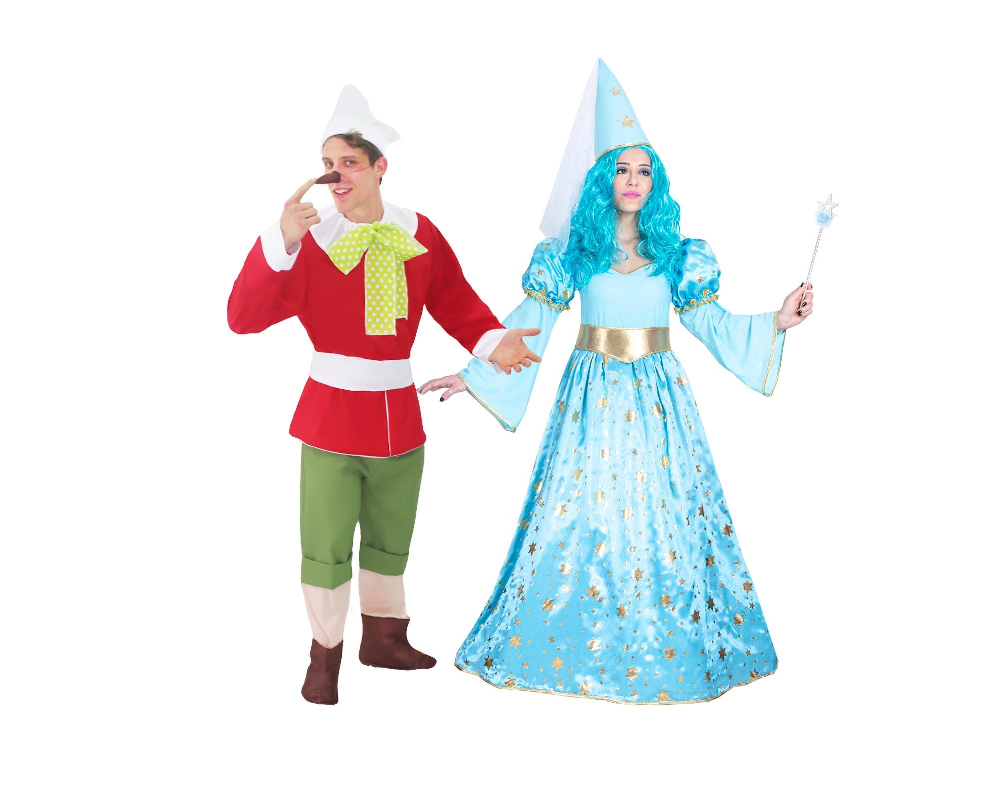 Pinocchio Costume Fata Adulto Di Pinocchio Vestito Carnevale Fata