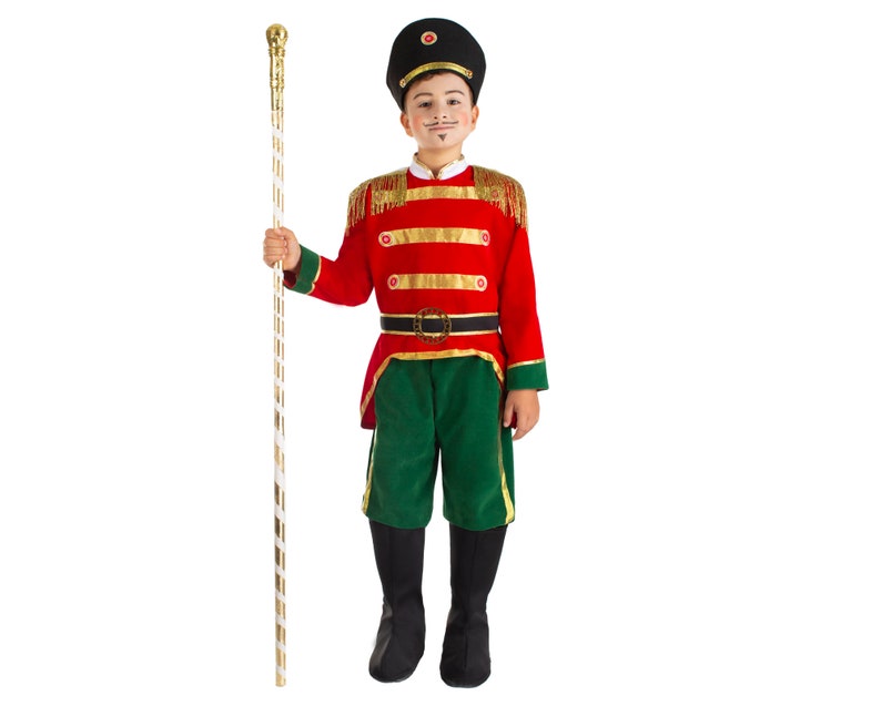 Nutcracker Soldier Costume Christmas Child Carnival Pegasus Etsy