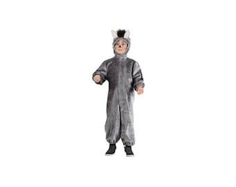 Disfraz De Burro Con Orejas Y Cola Gris | Set De 2 Piezas Para Cosplay De Animal – Niños Y Adultos