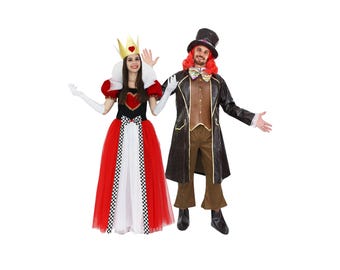 Costume de carnaval Pégase de la Reine de Cœur du Chapelier