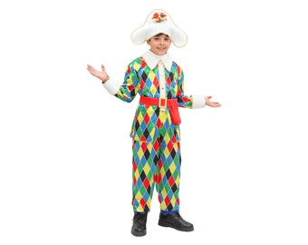 Harlequin Costume for Children Carnival Pegasus