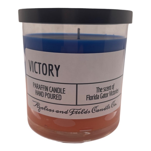 Florida Gators “Victory” Candle | Florida Pride Citrus Scented Candle | UF Football | UF Gift