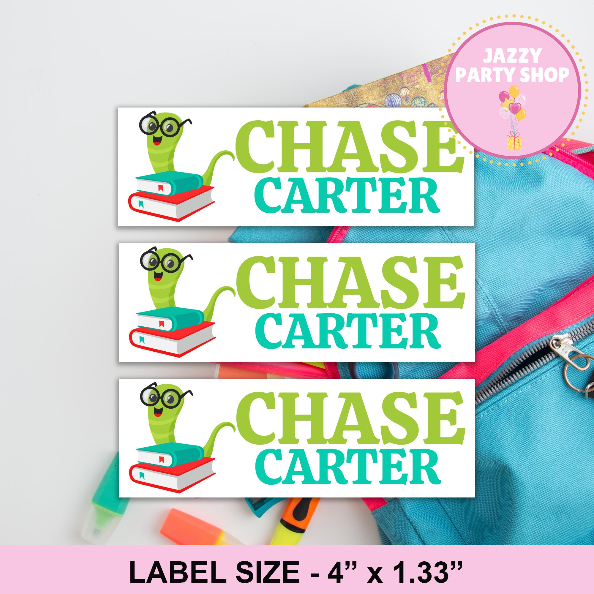 Personalized Back-to-school Name Labels – 4