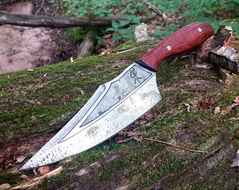 Hand Forged Camp Chef Knife