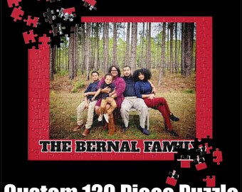 Personalized Picture Puzzle, Custom Photo Gift, 120 Piece