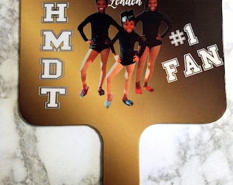 Personalized Paddle Fan, Custom Photo, Game Day, Memorial