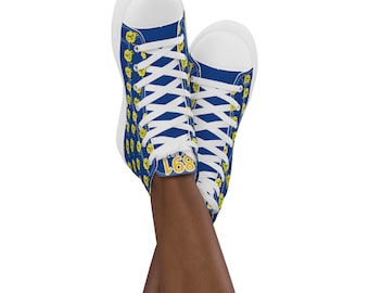 Aggie Mascot Women’s High Top Canvas Shoes