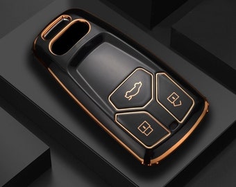 PGONE Car Key Case Key Shell Fob Key Cover Key Chain Lady Key Ring with Bling Diamond Crystals for Audi A1 A3 A4 A5 A6 A7 A8 Q5 Q7 3 Buttons Keyless Entry Remote Control Smart Key Silver PGONE Car Key Case Key Shell Fob Key Cover Key Chain Lady Key Ring with Bling Diamond Crystals for Audi A1 A3 A4 A5 A6 A7 A8 Q5 Q7 3 Buttons Keyless Entry Remote Control Smart Key Silver