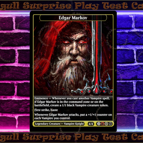 Edgar Markov - Full Art Custom