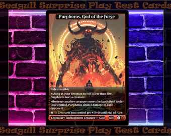 Purphoros, God of the Forge - Full Art Custom