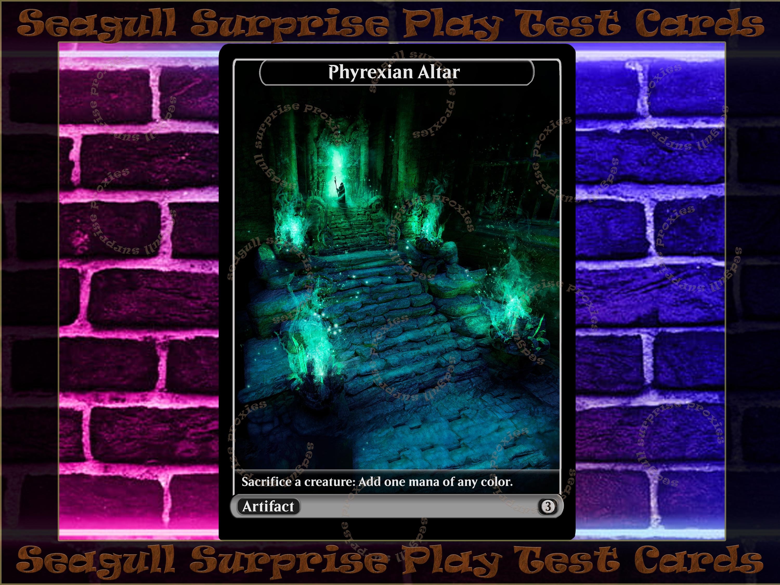 Phyrexian Altar Full Art Custom - Etsy