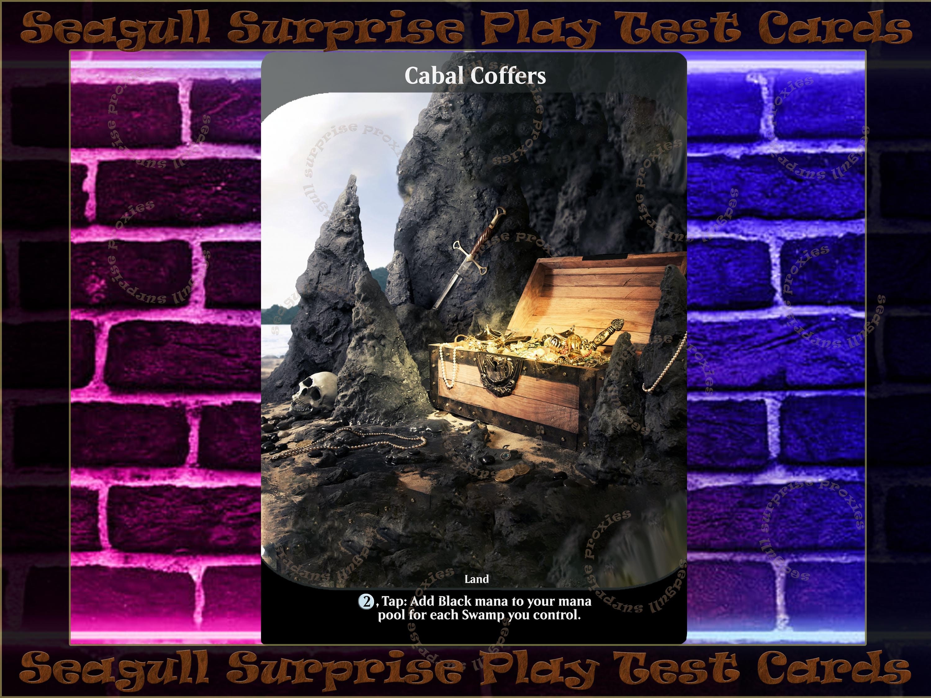 Cabal Coffers Full Art Custom Etsy