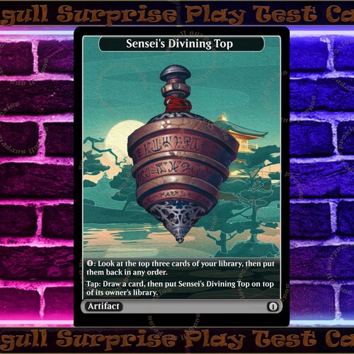 Sensei's Divining Top Full Art Custom Etsy