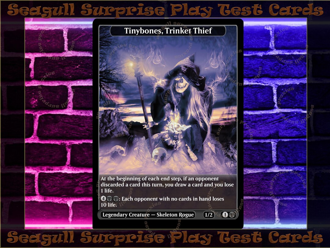 Tinybones, Trinket Thief Full Art Custom Etsy