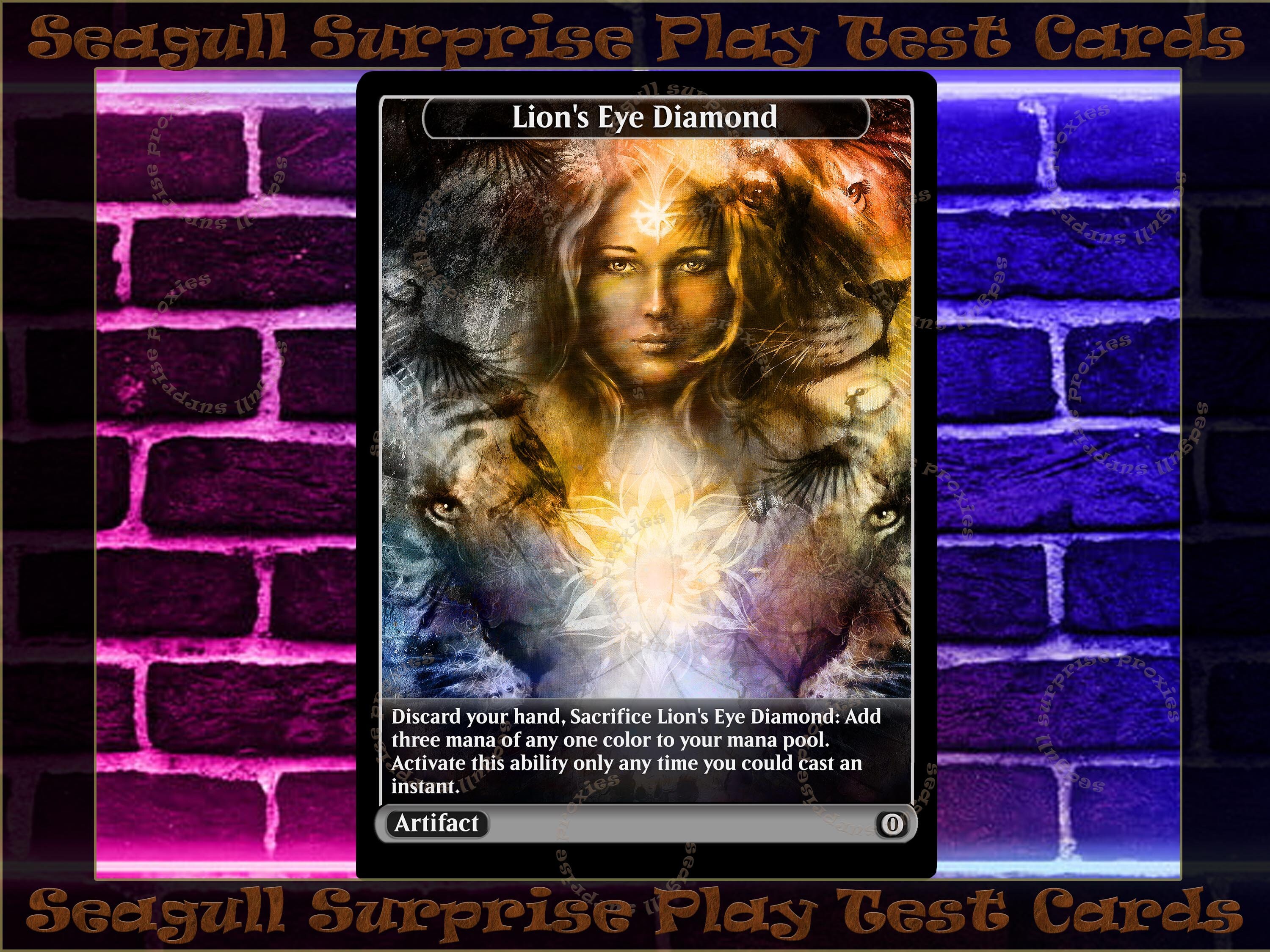 Lion's Eye Diamond Full Art Custom Etsy