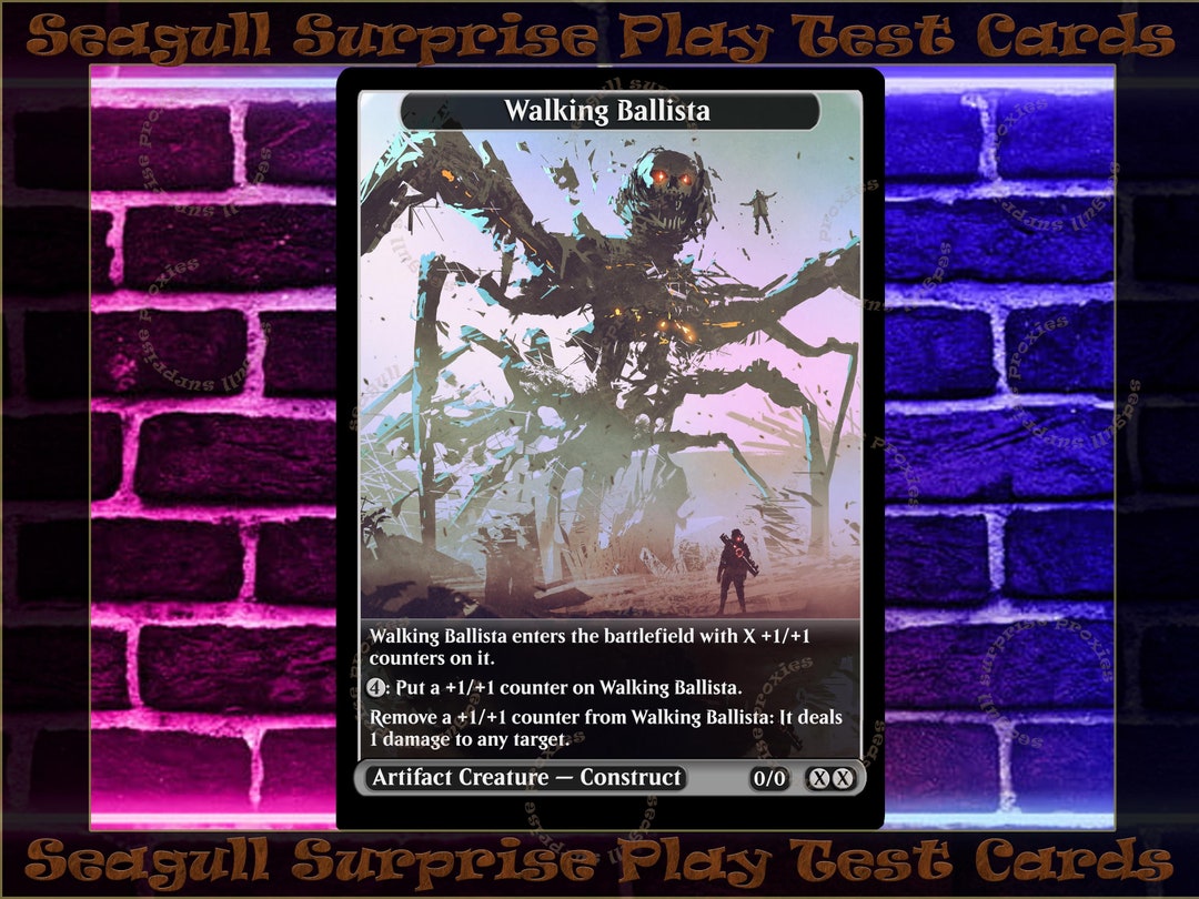 Walking Ballista Full Art Custom Etsy